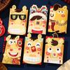 6pcs Horse Year Chinese Red Envelopes Cartoon Lucky Money Envelopes New Year Red Hongbao  Kids Gift