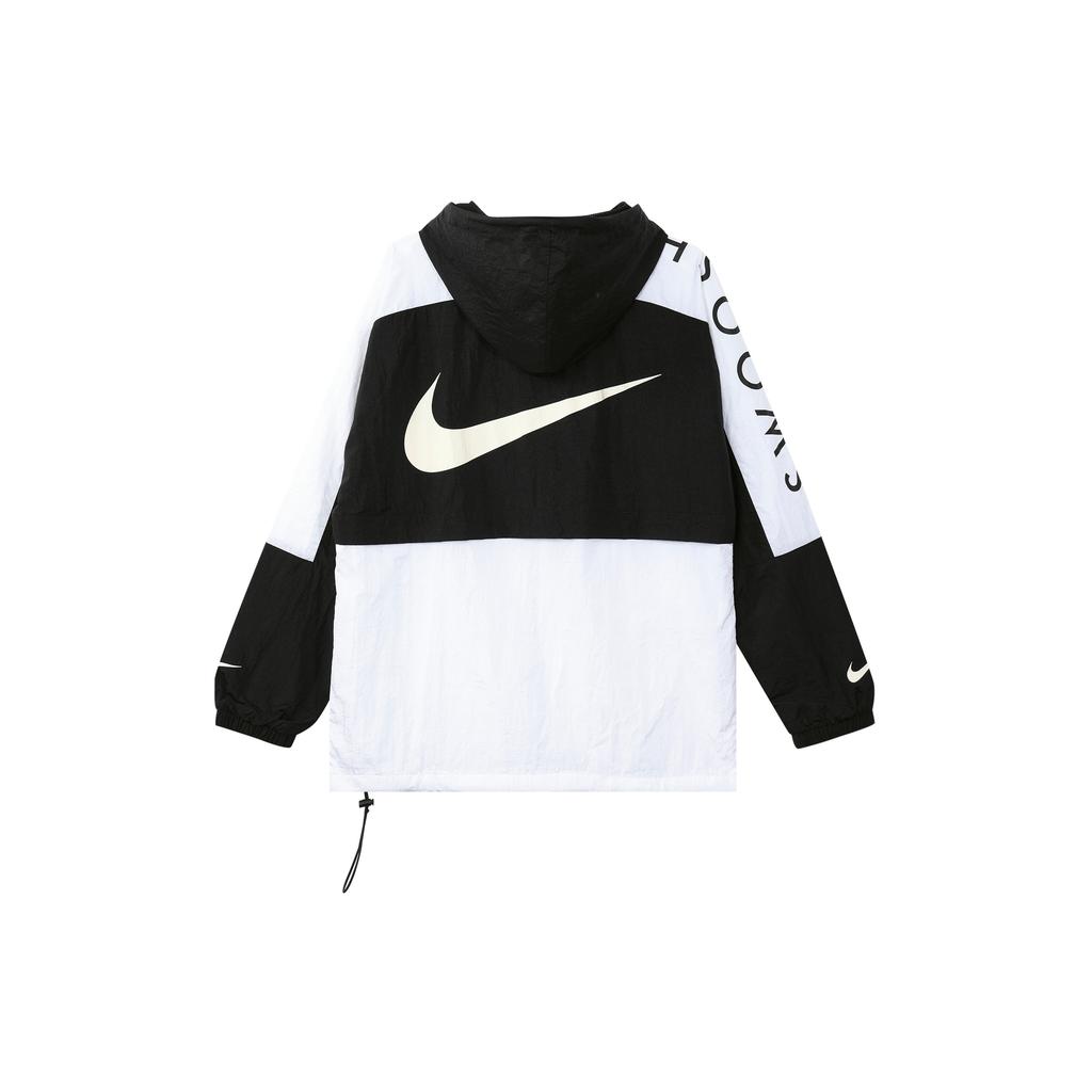 Nike Men S Zip-Up Sports Hooded Jacket 'Black/White' DJ4131-010