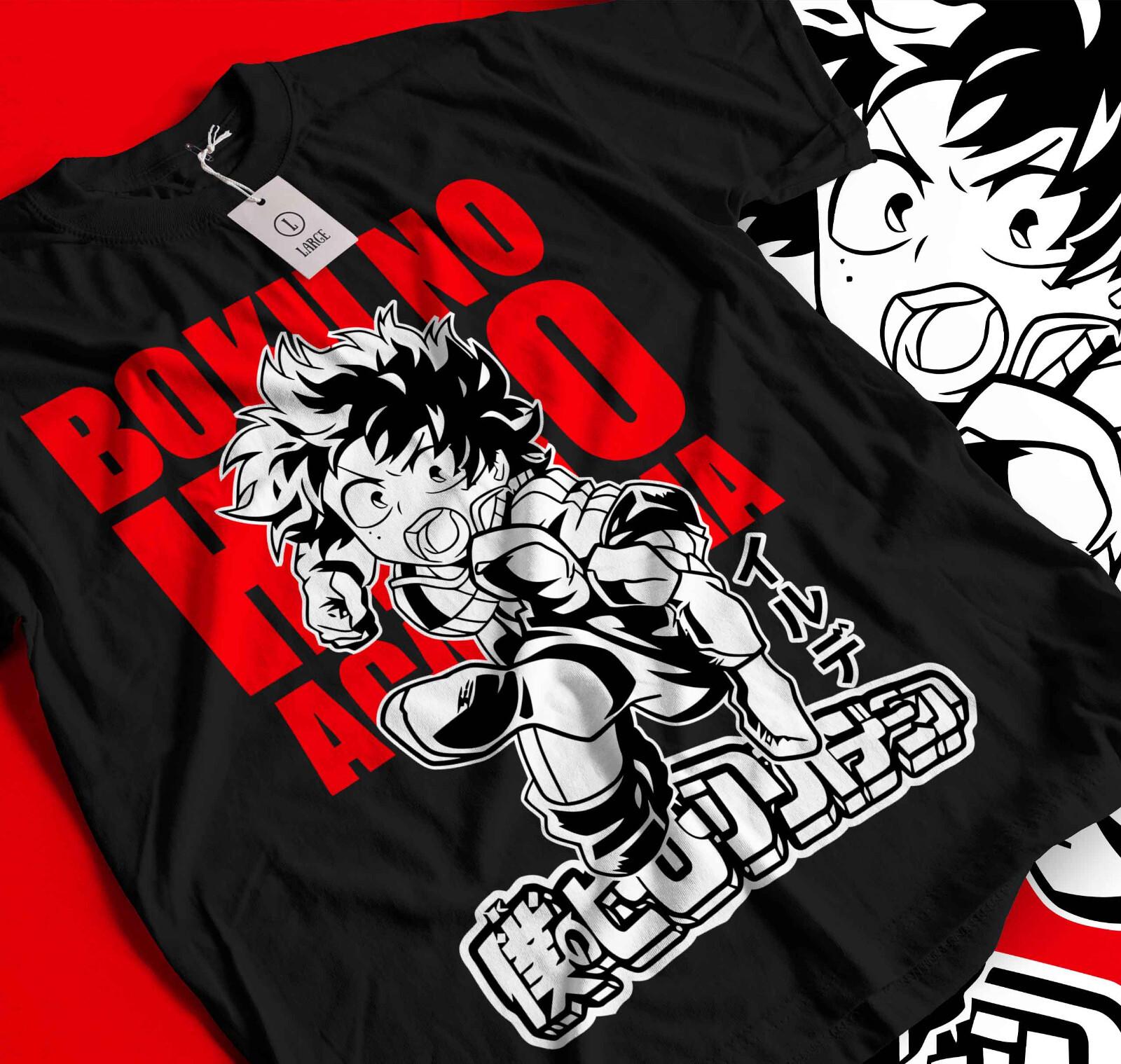 Deku T-Shirt Mens Womens Tees Top All Might Boku No Hero Academia Katsuki Midoriya Shoto Dabi 153 4XL