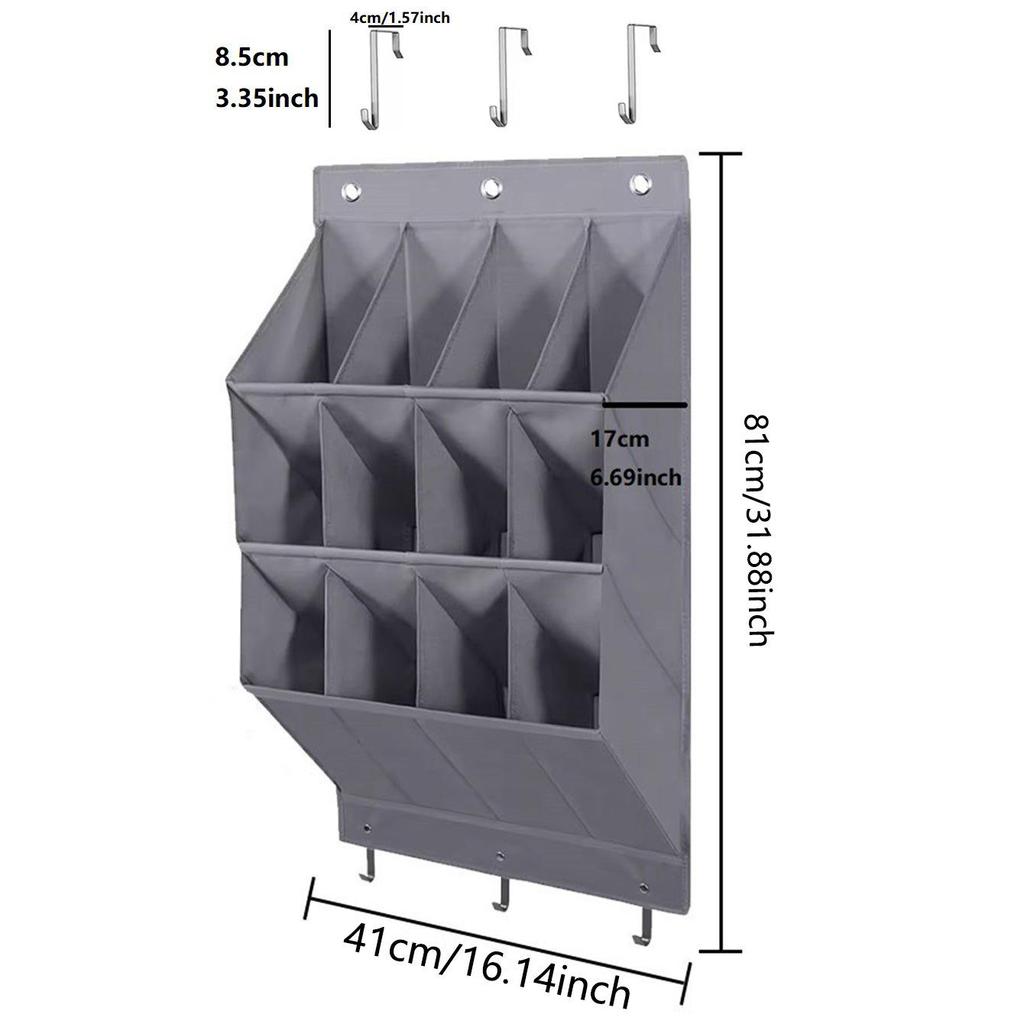 Wall-Mounted Multi-Layer Hanging Organizer for Shoes and Sundries