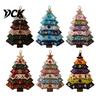 Quilting Crafts for Halloween DIY Quilted Fabric Tree Kit, Sewing Craft Decoration Adults Handmade Christmas Hanging Ornament Holiday Home Decor Step