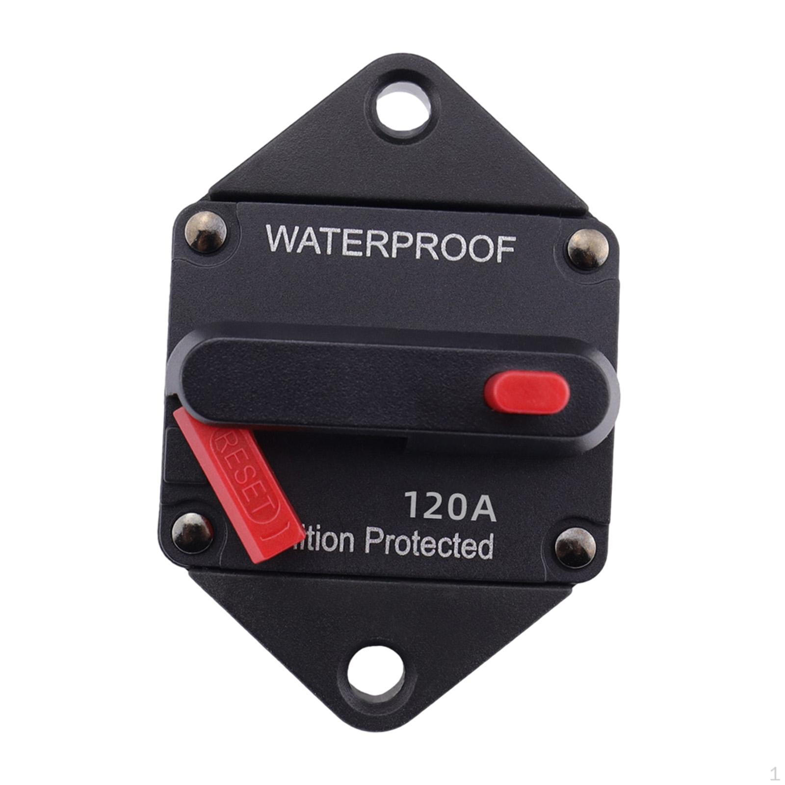 

20A-200A автоматический выключатель предохранитель инвертор водонепроницаемый с кнопкой ручного сброса для авто морской 120A