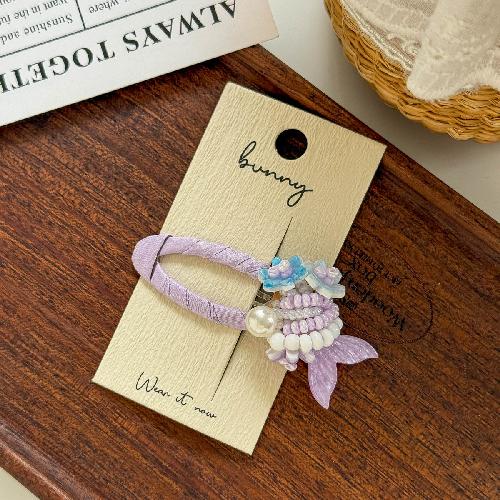 Korean Beaded Tassel Flower Hairpin Pearl BB Clip Bangs Side Clip Hairpin Hair Clip Kids Headwear Sweet Girl Hair Accessories