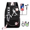 Cartoon Anime Backpack for Students Boys Girls Cosplay School Bags Large Capacity Bookbag Outdoor Bag Laptop Unisex Travel Rucksack