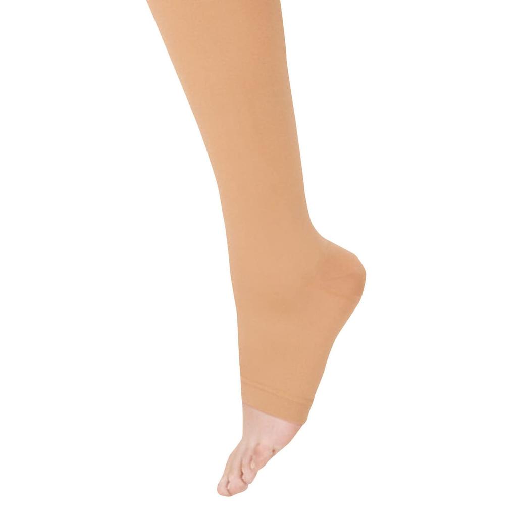 Alcare Unsilk 2 Knee Socks Light Compression 1 Pair (Toeless), Brown, Medium, 20273, Stockings, (1 Box)