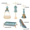 Blue Bronzing Jewelry Display Stand for Many Kinds of Jewellery's Displaying