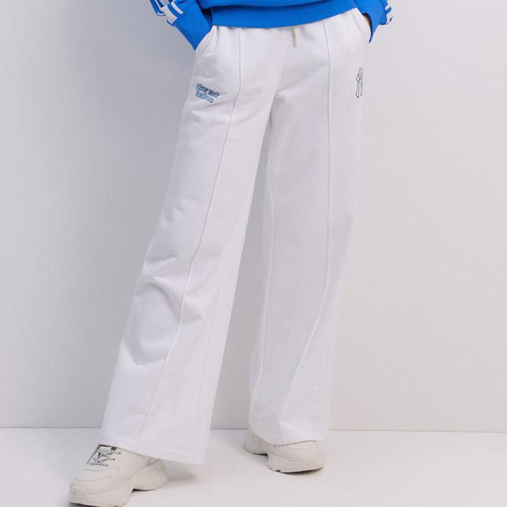 Nové MLB SS24 New York Yankees Casual kalhoty dámské slonovina 3FPTV0541-50IVS