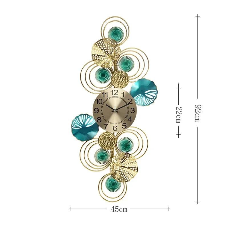 

Новая китайская мода для гостиной, арт-часы-лампа, роскошные настенные карманные часы, креативные настенные часы U7H1C4 More than 20 inches