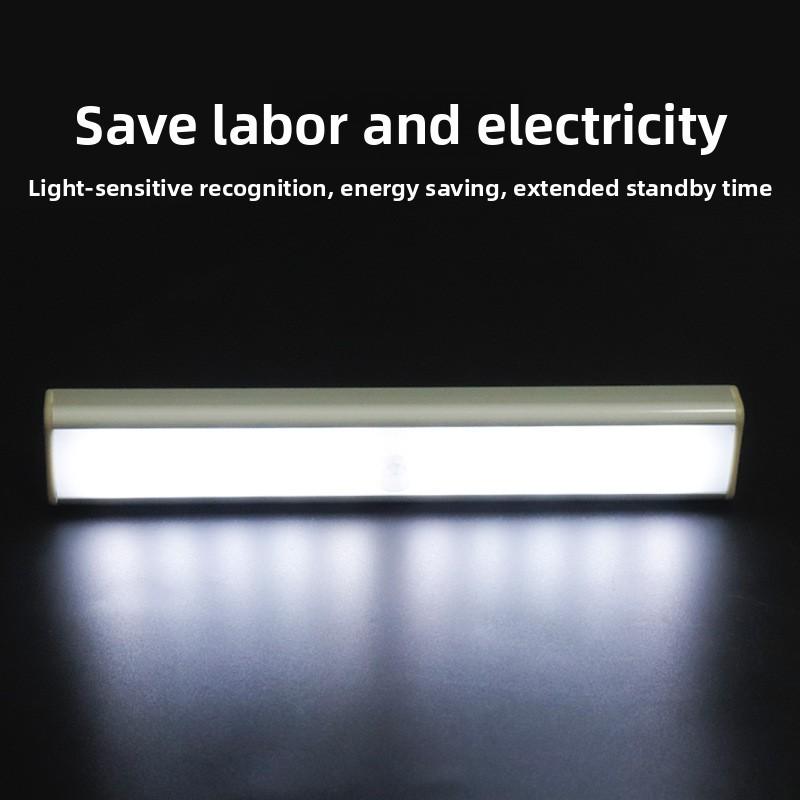 Led Motion Sensor Night Light Battery With Magnetic Strip For Corridor Bedroom