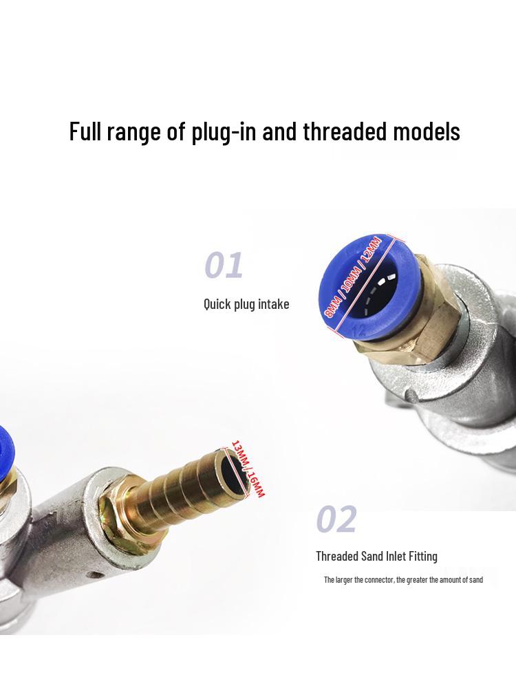 Type B Boron Carbide Sandblasting Nozzle for Manual & Automatic Rust Removal Machines