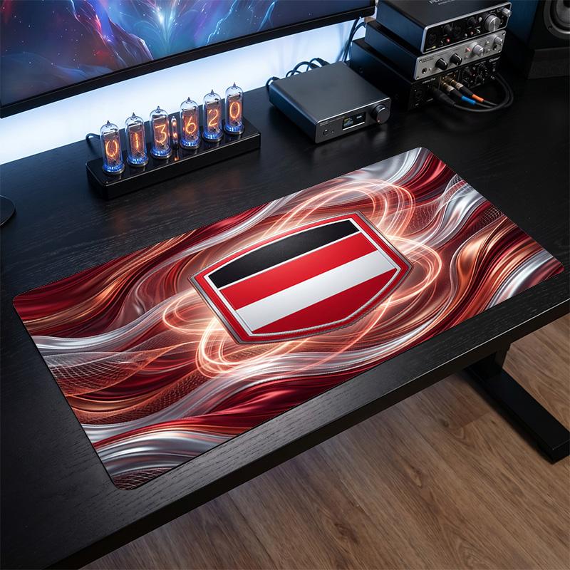 Austria Football Crest Mouse Pad, Extended Non Slip Rubber Desk Mat for Gaming Office Laptop Fan Gift