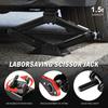 1.5 Ton Scissor Lift Jack, 4''-15.2'' Lift Range, Ratchet Wrench for Cars, TOOLS-00282