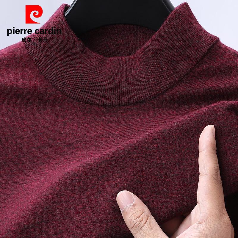 Pierre Cardin Men's Cashmere Blend Half-High Collar Sweater