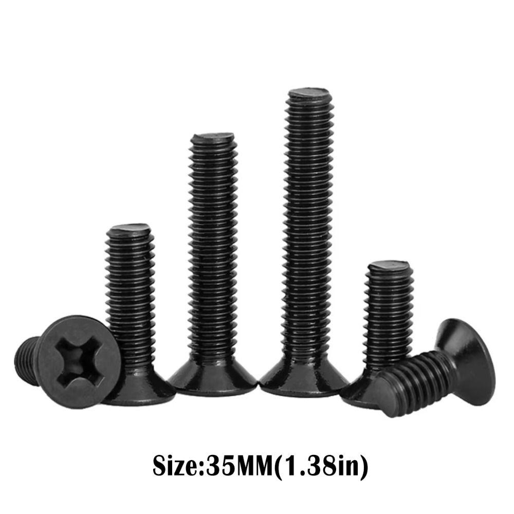 20 Pcs M4 Flat Head Screws Stainless Steel Countersunk Head Screws New Machine Screws