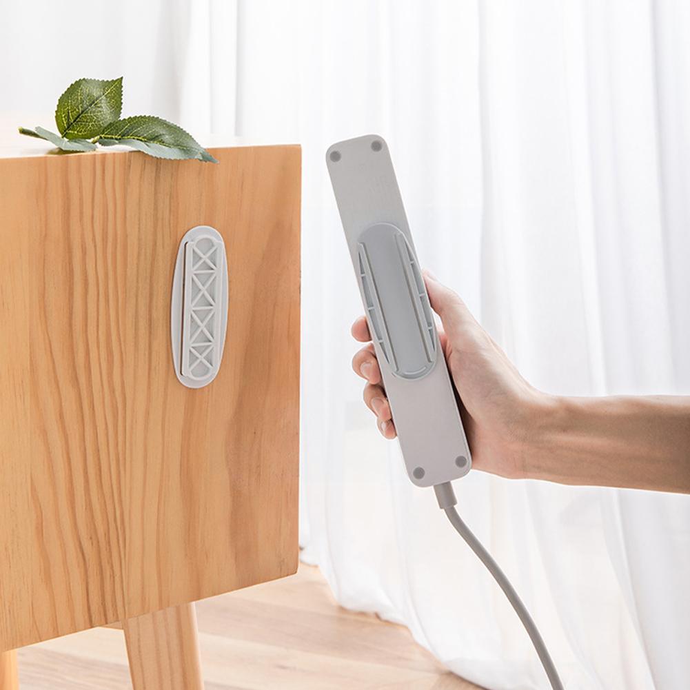 Wall-Mounted Plug Fixer Socket Sticker Punch-free Plug Strip Cable Fixer Wire Seamless Fixer Hold Organizer Self-Adhesive