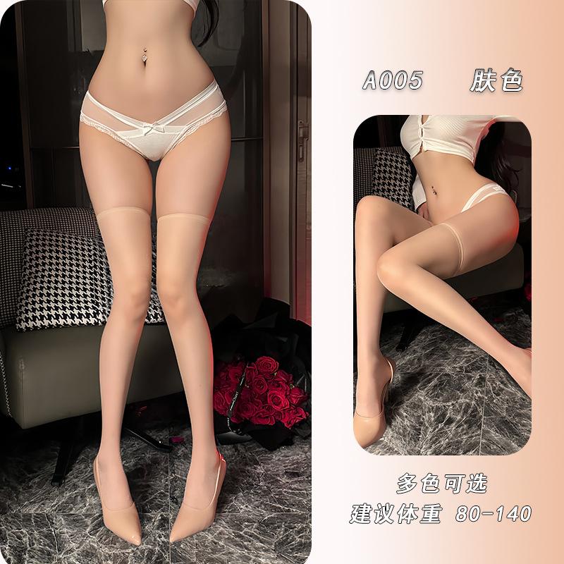 Ye Yu sexy over-the-knee long-tube sex stockings summer thin anti-hook silk flesh-colored high-tube socks beautiful legs and slender A