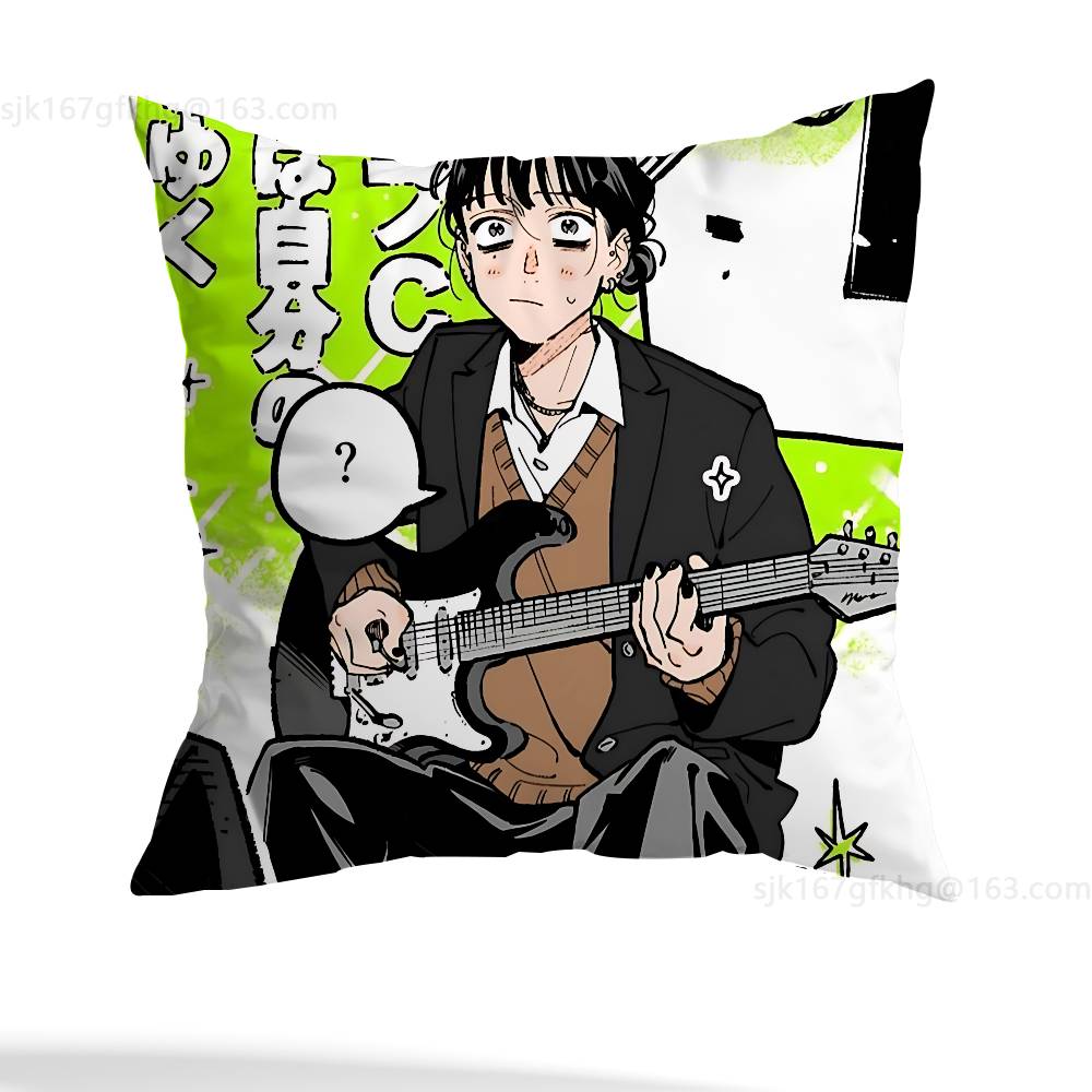 The Guy She Was Interested Pillow Case Anti-dustmite Pillowcase Invisible Zipper Silky Short Plush Sofa Cushion Cover