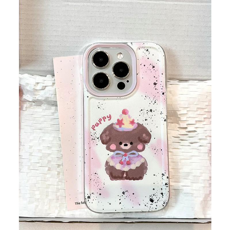 

Oil Painting Puppy iPhone 13 Pro Max Case - Fits 14, 15, 15 Pro, 12, 11, XR iPhone 13