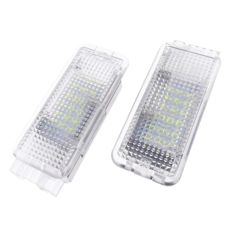 Bombilla Led Interior para coche, lámpara para guantera, luz de maletero, 12V, 1 par, para Peugeot 206, 207, 306, 406, 307, 406, 407, 607, 806, 308, 3008