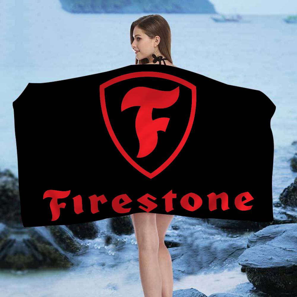 F-FirestoneS Motorcycle Microfiber Beach Towel Absorbent Quick Dry Soft Yoga Swimming Resort Mountain Climbing Towel