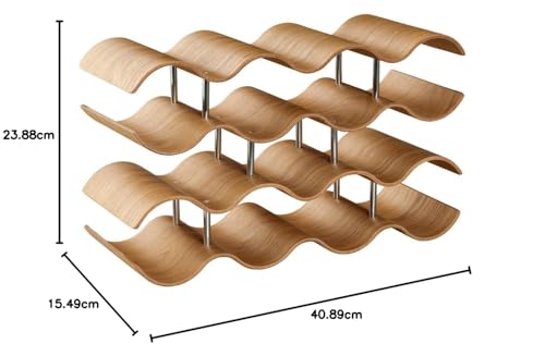 KINTO 14-Bottle Wine Rack, Willow, 45150