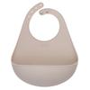 Bib, Platinum Silicone, 27 X 22 X 6 Cm, Grey / Lurch