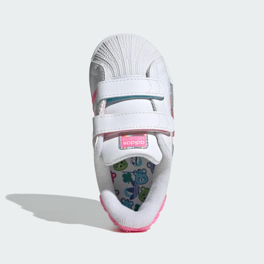 ADIDAS CARE BEARS SST LED LIGHTS CF I KK2133 Kids' Originals Sneakers Cloud White / Lucid Pink / Bliss Pink