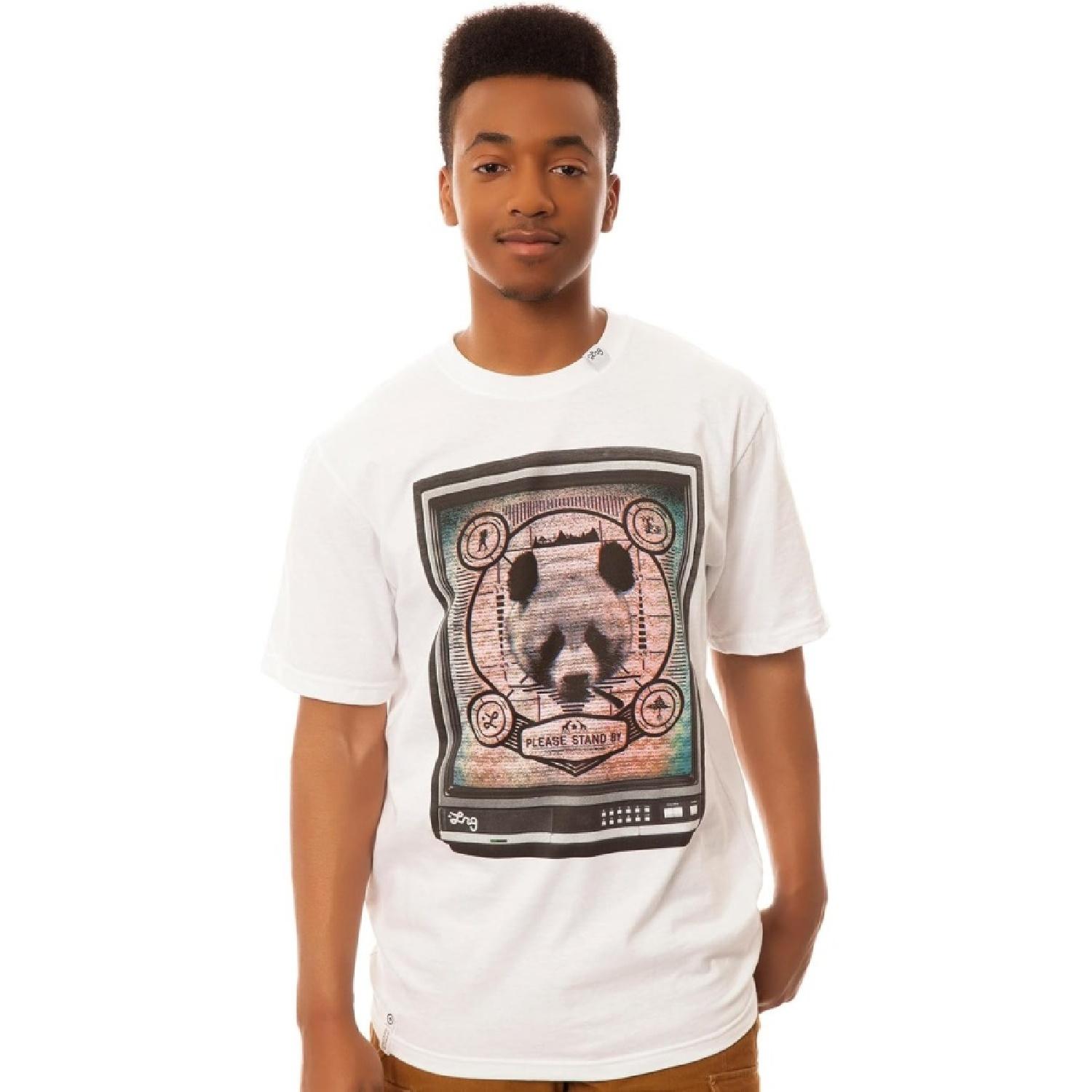 LRG Men s Channel 47 Panda T-Shirt S белый