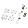 Universal 21V Battery Case Electric Drill Tool Circuit Board for Various Power Tool Heat Resistant Plastic Texture