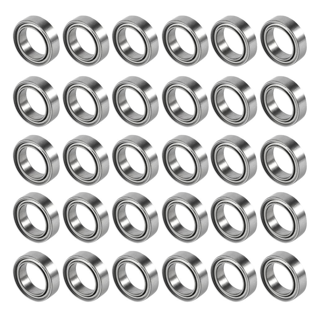 30 Pcs Thin Wall Bearing 6700ZZ 10x15x4mm Low Noise Double Shielded Small Bearings