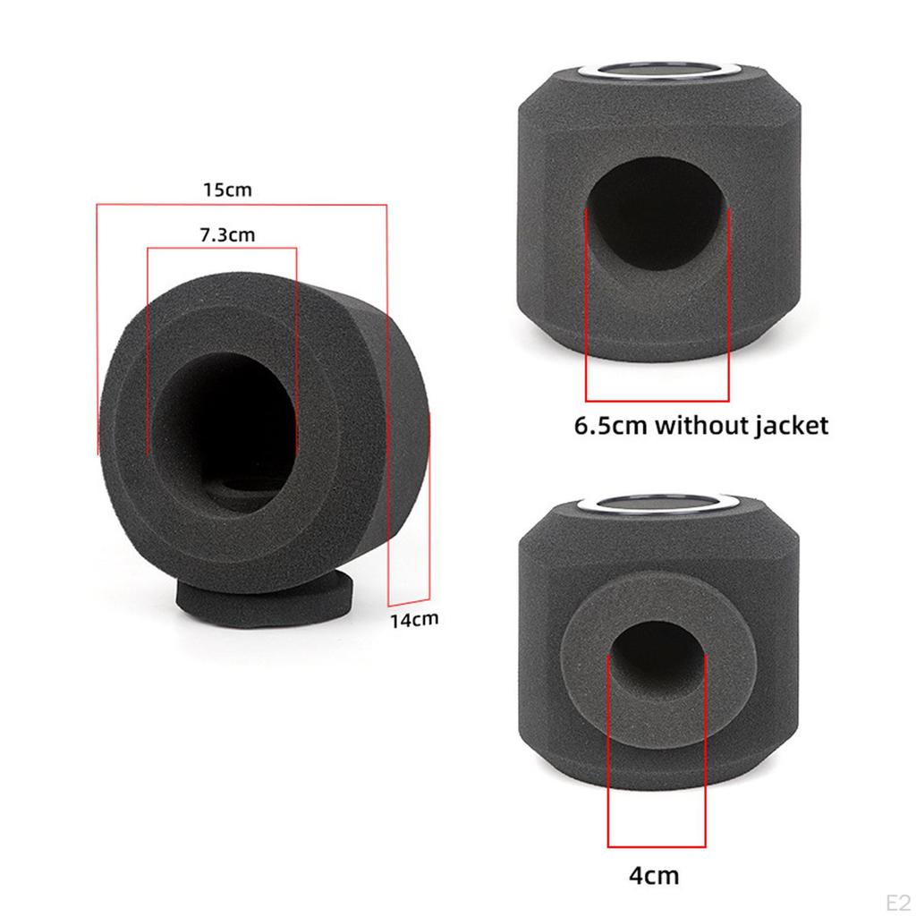 Acoustic Sponge for Screen, Versatile, Practical, Easy Installation, Breathable Mic Filter,