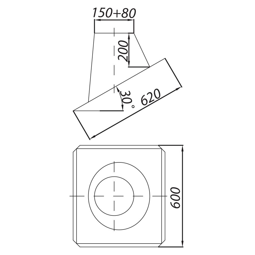 ADAM DW Roof Passage Fi 150 30°