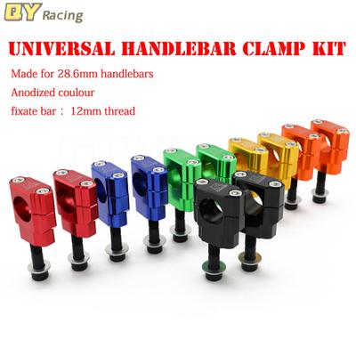 M12 28mm Motorcycle Handlebar Fat Bar Adapter Handlebar Mount Riser Clamp For KTM Honda Kawasaki Suzuki Yamaha Pit Dirt Bike