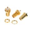 New 5Pcs SMA-KY RF Connectors SMA Female Nut Bulkhead Handle Deck Clip Solder Cup Perfect For Radio Antenna WiFi DIY Projects