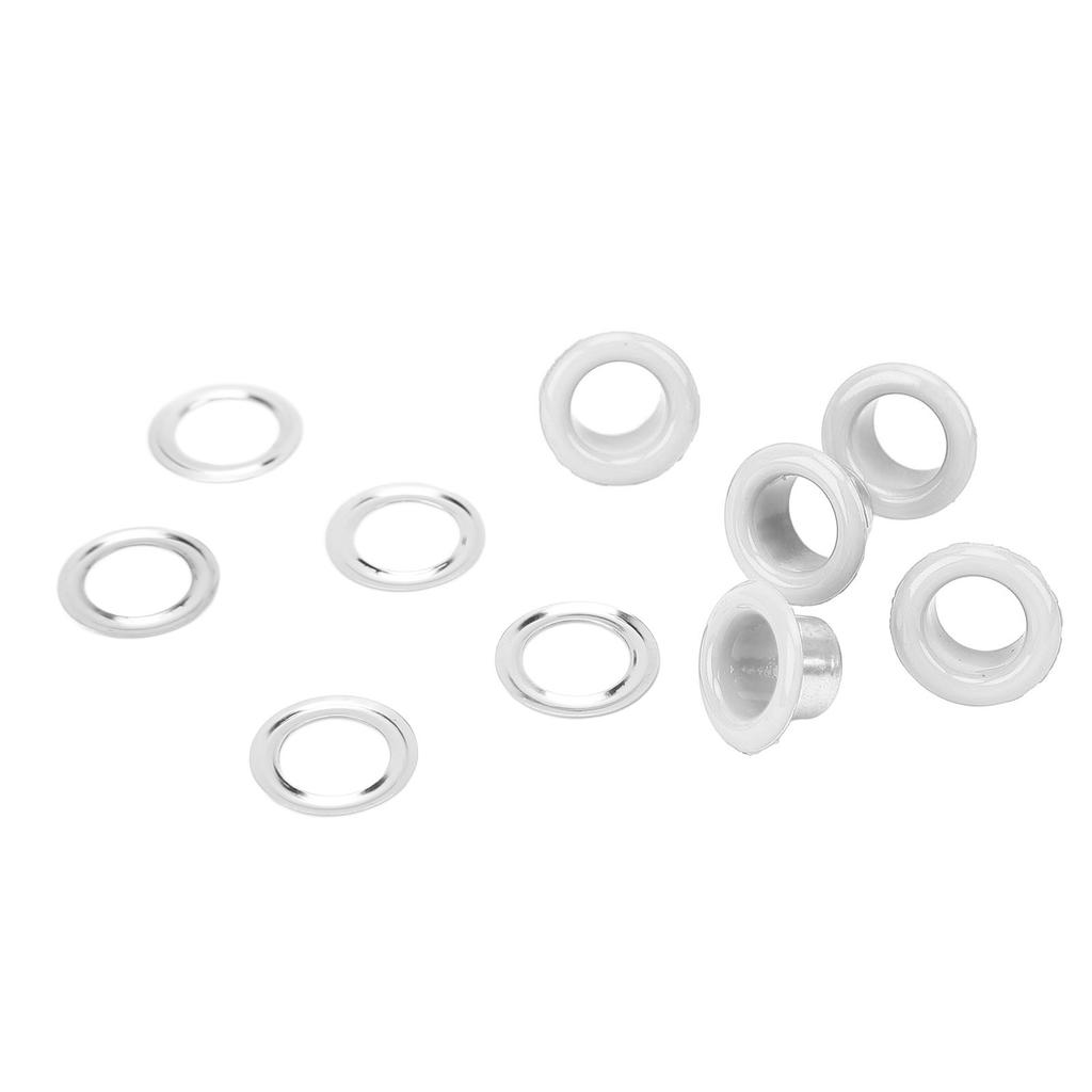 500 Sets 8mm Grommet Eyelet Kit Rust Prevention Metal Leather Grommets Kit Eyelets Tool Kit for Repairing Decorating