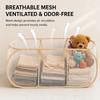 Foldable Mesh Toy Clothes Storage Basket Large Capacity Laundry Basket Multifunctional Dolls Breathable Storage Basket Mesh Bag