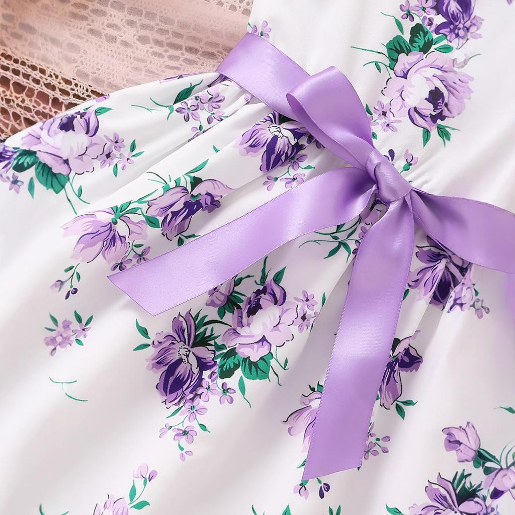 Sleeveless Fashion Bow Dress for Girls 2025 Summer Children's Princess Dress