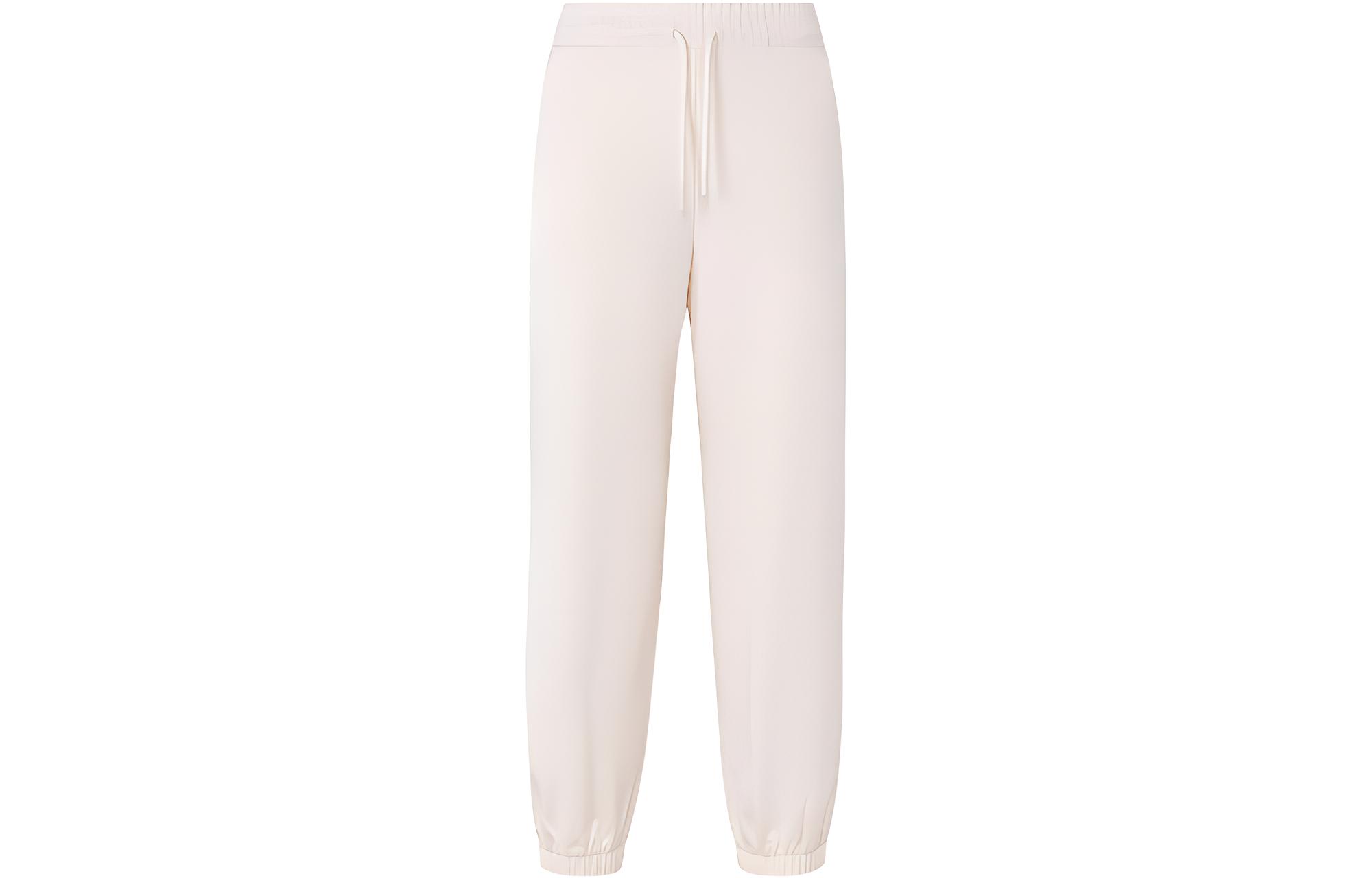 

Adidas Originals Knitted Sweatpants Women s Pink White Moderate Cuffed Pants IS5382 XS