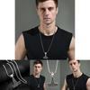 Stylish Fox Head Pendant Necklace For Men Vintage Trendy Hip Hop Jewelry For Couples And Students
