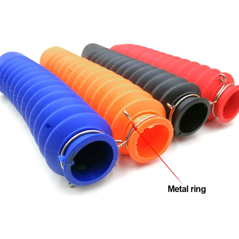 2Pcs Universal Motorcycle Protector Front Fork Cover Gaiters Gators Boot Shock Protector Dust Cover Motorcycle Accessories