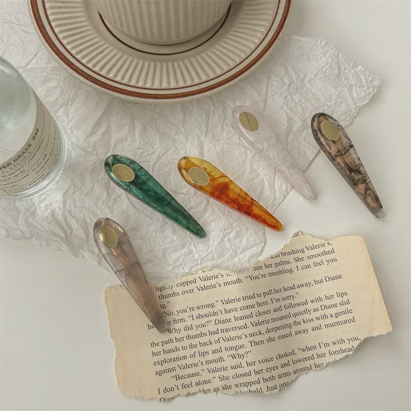 2023 Trendy Hairpin: Women's Duckbill Clip for Forehead, Side Hair & Bangs - Elegant Headdress