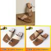 Summer French Minimalist Sandals With Breathable Faux Leather For Casual Wear