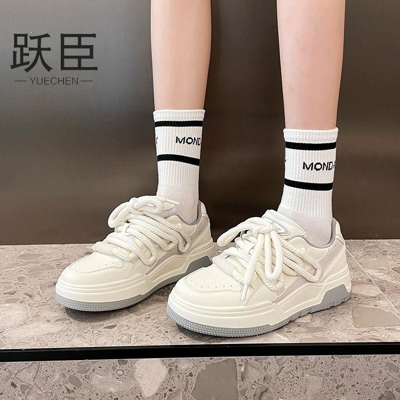 Campus Little White Shoes 2025 New Summer Bread Casual Shoes Wear-resistant Muffin Sole Sports Shoes Popular Niche Original
