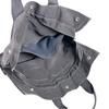 HERMES Her Line Tote MM Tote Bag Hand Bag canvas gray Used