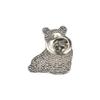 Zinc Zinc Alloy Clothes Pins Clothes Accessories Animal Brooch Personality Cartoon Panda Brooch  Men