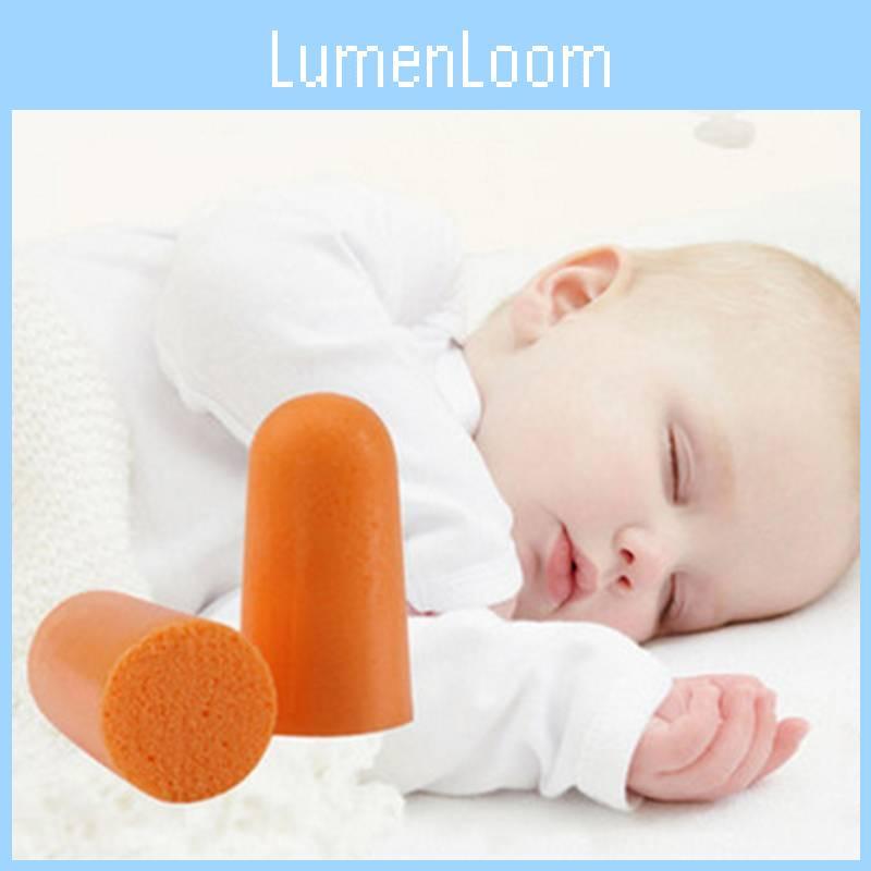 Comfortable 3m1100 Bullet-shaped Earplugs For Noise Reduction And Sleep Protection