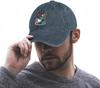 Casquette de Baseball Florale Papillon Café Polyester Décontractée Réglable Protection Solaire Chapeau Unisexe