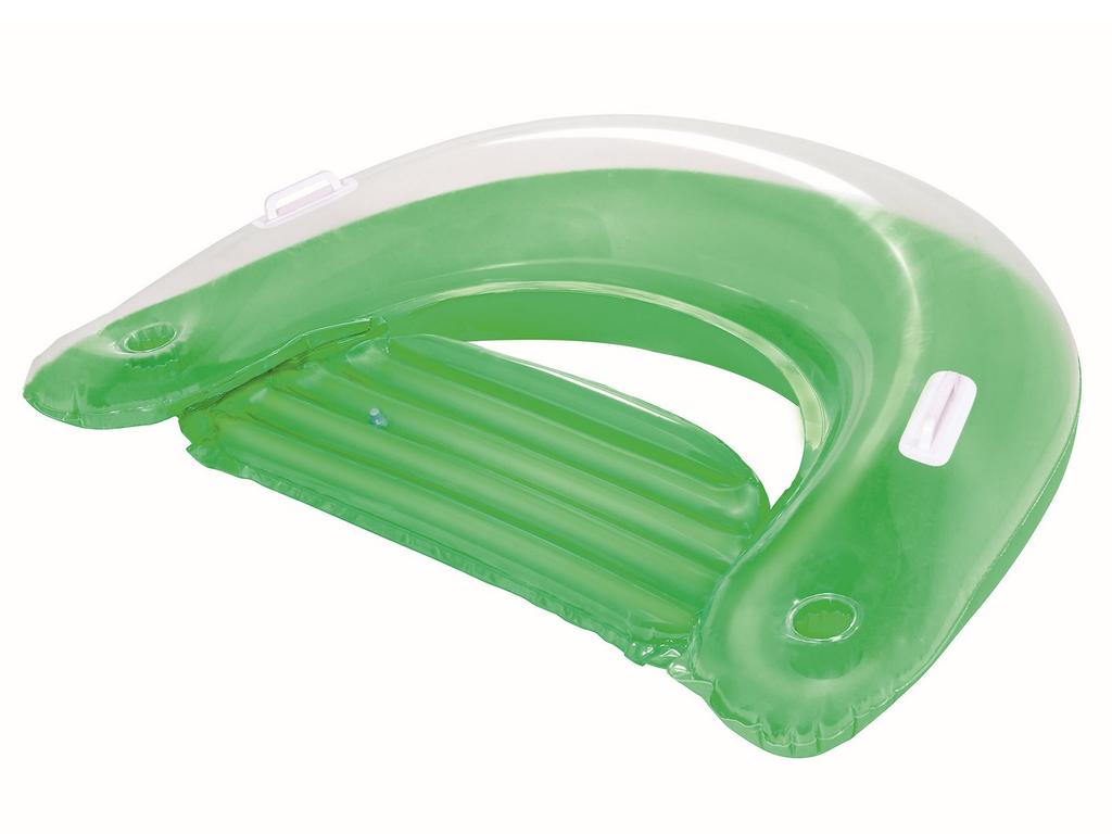 Swimming Chair With Handles And Cup Holders 152 X 99 Cm Bestway 43118 Green