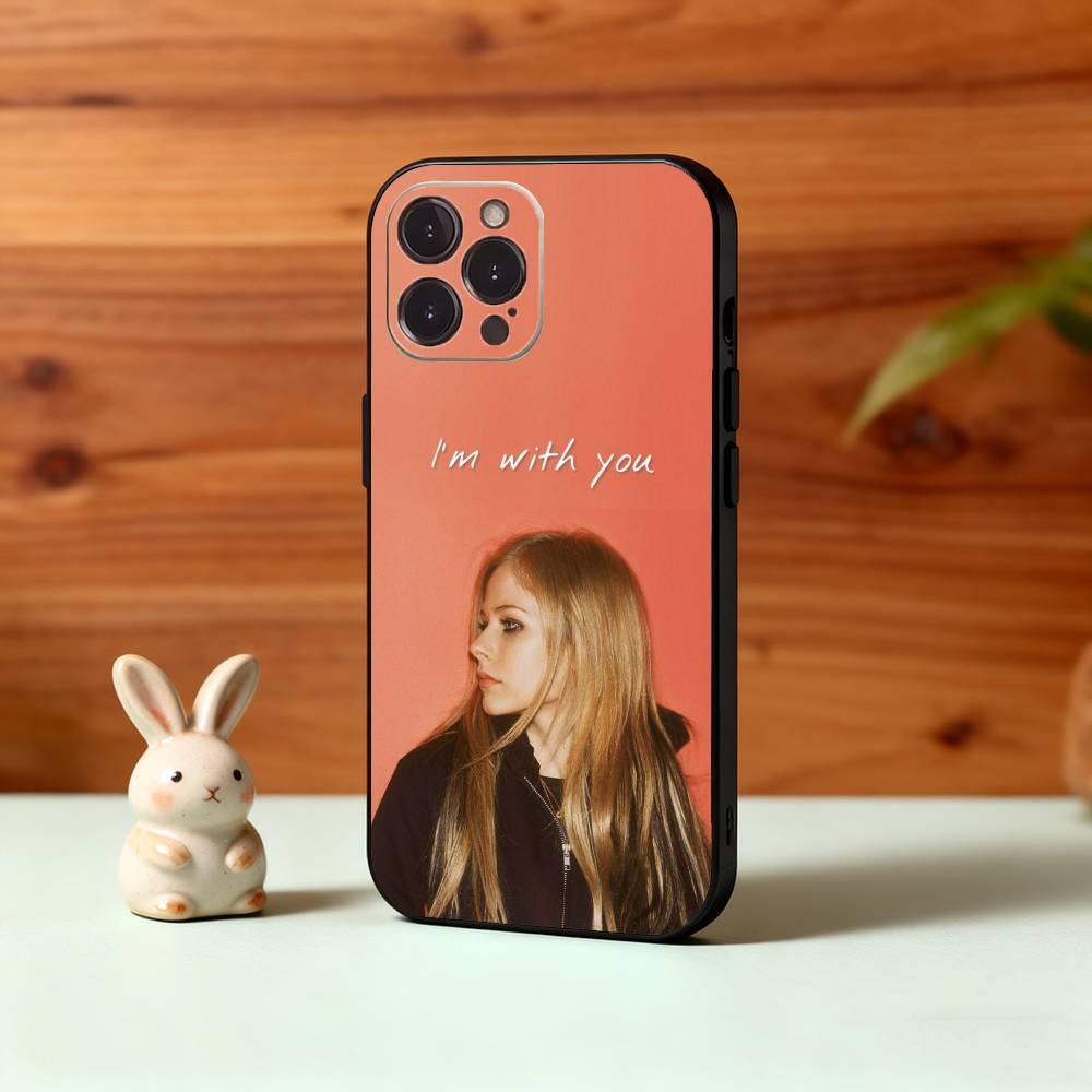 

A-Avril L-Lavigne Phone Case For iPhone17,16,15,14,13,12,Plus,Pro Max, 5G Others Soft Black Cover iPhone12PRO