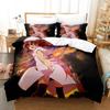 Anime When They Cry - Higurashi Bedding Set Duvet Cover Bed Set Quilt Cover Pillowcase Comforter King Queen Size Boys Adult